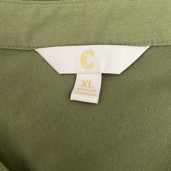 Charming Charlie’s Women’s Belted Dress Green X-Large - Picture 4 of 5